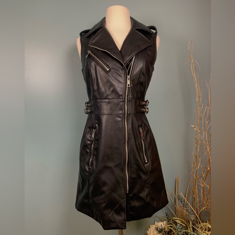 COPY - Leather Vest Dress